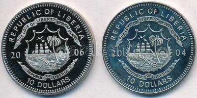 Libéria 2004. 10$ "Szabadság pillanatai - Mózes kivezeti népét Egyiptomból i. e. 1250" mul...