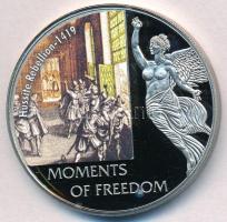 Libéria 2004. 10$ "Szabadság pillanatai - Jean d'Arc, az Orléans-i szűz 1429" multicolor + 2006. 10$ "Szabadság pillanatai - Huszita felkelés 1419" multicolor T:1(PP),PP ujjlenyomat Liberia 2004. 10 Dollars "Moments of Freedom - Jean d'Arc the Virgin of Orleans 1429" multicolor + 2006. 10 Dollars "Moments of Freedom - Hussite Rebellion 1419" multicolor C:UNC(PP),PP fingerprint