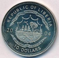 Libéria 2004. 10$ "Szabadság pillanatai - Jean d'Arc, az Orléans-i szűz 1429" multico...