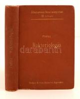 Preisz Hugó: Bakterológia. Bp., 1899, Magyar Országos Állatorvos-egyesület (Állatorvosi kézi könyvtár 3.). Vászonkötésben, jó állapotban.