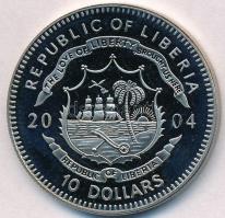 Libéria 2004. 10$ "Szabadság pillanatai - Trójai háború i. e. 1250" multicolor + 10$ &quot...
