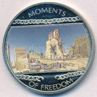 Libéria 2004. 10$ "Szabadság pillanatai - Trójai háború i. e. 1250" multicolor + 10$ &quot...