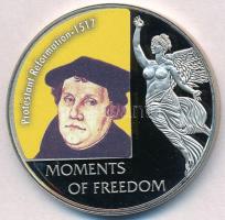 Libéria 2006. 10$ "Szabadság pillanatai - Magellán a Világ körül 1522" multicolor + 10$ "Szabadság pillanatai - Protestáns reformáció 1517" multicolor T:PP ujjlenyomat Liberia 2006. 10 Dollars "Moments of Freedom - Magellan around the World 1522" multicolor + 10 Dollars "Moments of Freedom - Protestant Reformation 1517" multicolor C:PP fingerprint