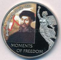 Libéria 2006. 10$ "Szabadság pillanatai - Magellán a Világ körül 1522" multicolor + 10$ &q...