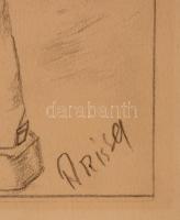 Grissu jelzéssel: Ádám. Ceruza, papír, 25×15 cm