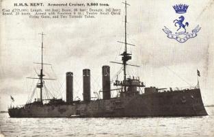 HMS Kent, British Royal Navy armoured cruiser (fa)