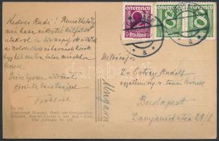 Fröhlich Izidor (1853-1931) magyar elméleti fizikus, egyetemi tanár, MTA tag saját kezűleg írt képeslapja Dr. Ortvay Rudolfnak Ausztriából