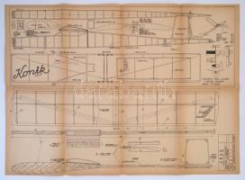 1966-1967 2 db lengyel repülőmodellező újság, kicsit sérült papírkötésben