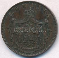 Románia 1867. 5b Cu "HEATON" T:2,2- Romania 1867. 5 Bani Cu "HEATON" C:XF,VF Krause KM#3.1