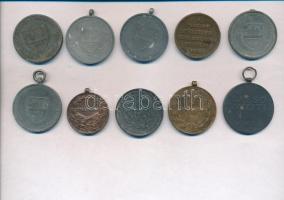 10db-os vegyes kitüntetés tétel a Monarchiából és a Horthy-korszakból, mind mellszalag nélkül, néhán...