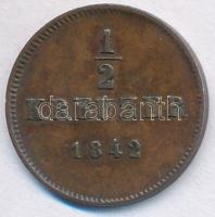 Német Államok / Württemberg 1842. 1/2pf Cu T:2 German States / Wurttemberg 1842. 1/2 Pfennig Cu C:XF Krause KM#585