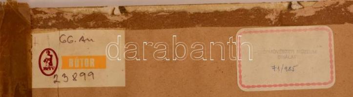 Marc Chagall (1887-1985): L' homme et masque. Litográfia, papír, jelzés nélkül, hátán bírálati ...