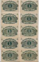 Németország / Weimari Köztársaság 1920. 1M (10x) közte 2db sorszámkövető T:I-,II,II-
Germany / Weim...