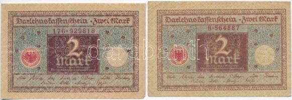 Németország / Weimari Köztársaság 1920. 2M (10x) közte 2db sorszámkövető T:III
Germany / Weimar Rep...