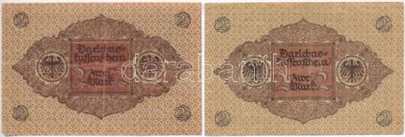 Németország / Weimari Köztársaság 1920. 2M (10x) közte 2db sorszámkövető T:III
Germany / Weimar Rep...