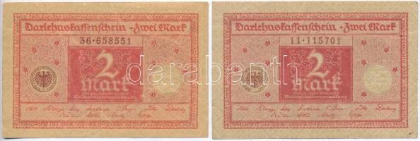 Németország / Weimari Köztársaság 1920. 2M (10x) közte 2db sorszámkövető T:III
Germany / Weimar Rep...