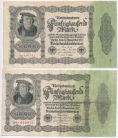 Németország / Weimari Köztársaság 1922. 50.000M (5x) alapnyomat nélküli T:III
Germany / Weimar Repu...