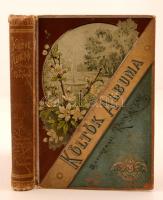 Költők Albuma. Szerk. Radó Antal. Budapest, é.n. (1890), Lampel Róbert (Wodianer F. és Fiai), XIV+383 p. Kiadói, dombornyomásos, festett, aranyozott, illusztrált egészvászon kötésben, aranyozott lapélekkel, megviselt állapotban, a borítója némileg kopottas, a gerince némileg sérült, a fűzése kissé laza, pár lap kissé foltos, egy lap sarka szakadozott.