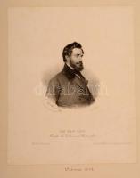 cca 1850 Leo von Thun-Hohenstein gróf (1811-1888) osztrák politikus, vallás- és közoktatásügyi minis...