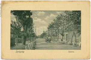 Ipolyság, Sahy; Újváros utcaképe, W. L. Bp. 4755. / street view (kopott sarkak / wornd edges)