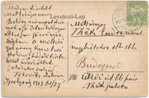 Ipolyság, Sahy; Újváros utcaképe, W. L. Bp. 4755. / street view (kopott sarkak / wornd edges)