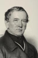 1853 Joseph Chmel (1798-1858) Osztrák történész, levéltáros nagyméretű kőnyomatos portréja. Adolf Da...