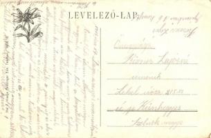 Tátra, Tatry; Csorbai vasútállomás vonatokkal, Kiadja Feitzinger Ede No. 7. / railway station, train...