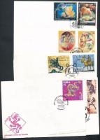 2000-2002 5 klf FDC, 2000-2002 5 diff FDC