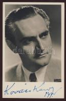 Kovács Károly aláírása képeslapon