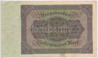 Németország / Weimari Köztársaság 1922. 50.000M (5x) T:III
Germany / Weimar Republic 1922. 50.000 M...