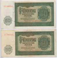 NDK 1948. 50M (5x) T:III
GDR 1948. 50 Mark (5x) C:F