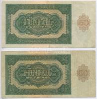 NDK 1948. 50M (5x) T:III
GDR 1948. 50 Mark (5x) C:F
