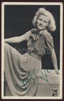 Goll Bea aláírása képeslapon