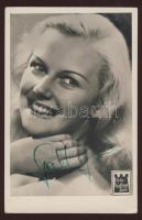 Goll Bea aláírása képeslapon