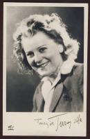 Turay Ida aláírása képeslapon