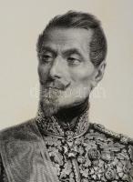 1854 Armand Jacques Achille Leroy de Saint-Arnaud, (1798-1854) francia marsall nagyméretű kőnyomatos...