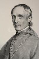 1853 Michele Viale Prela (1799-1860) olasz-francia bíboros nagygyméretű kőnyomatos portréja. Josef K...