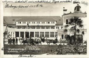 1928 Stubnyafürdő, Stubnianske Teplice; Fürdő, hotel / spa, hotel, photo (EB)