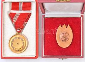 1964. "Kiváló Szolgálatért Érdemrend" aranyozott, zománcozott Br kitüntetés, mellszalagon,...