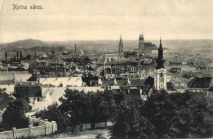 Nyitra, Nitra; városi látkép, Huszár István kiadása / panorama view (EK)