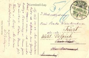 Nyitra, Nitra; városi látkép, Huszár István kiadása / panorama view (EK)