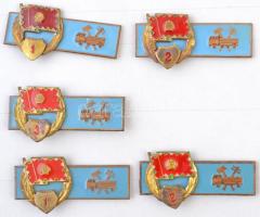 ~1970-1980. 41db-os vegyes MN osztályos jelvény tétel, közte "Harckocsi technikus", "...