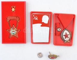 ~1970-1980 16db-os vegyes, főként kitüntés tétel, nagyrésze tokban, igazolvánnyal, közte  1951. &quo...