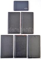 6 db éremtartó album, használt állapotban, összesen ~268 férőhellyel, az egyikből hiányzik két oldal