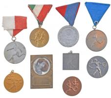 23db-os sport- és díjérem tétel, benne többek között "MAC (Magyar Athletikai Club", "Magyar Testgyakorlók Köre", "Csepel SC" díjérmek T:vegyes