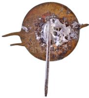 ~1950. "MASZOVLET (Magyar-Szovjet Polgári Légiforgalmi Részvénytársaság" Br kitűző (15x22m...