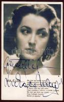 Lukács Margit aláírása képeslapon