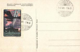 1917 Budapesti Hadirepülőgép Kiállítás; Lloyd és olasz vízi repülőgép / Military aircrafts from the ...