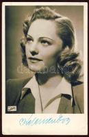 Kelemen Éva aláírása képeslapon