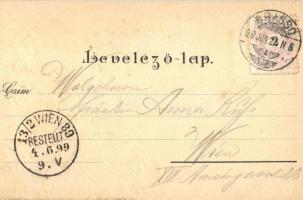 1899 Brassó, Kronstadt; Katalin kapu, Fekete és Fehér torony, Lövölde / Katharinen Thor, Schützenhau...